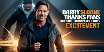 Barry Sloane Thanks Fans as New Shooter Campaign Ignites Excitement